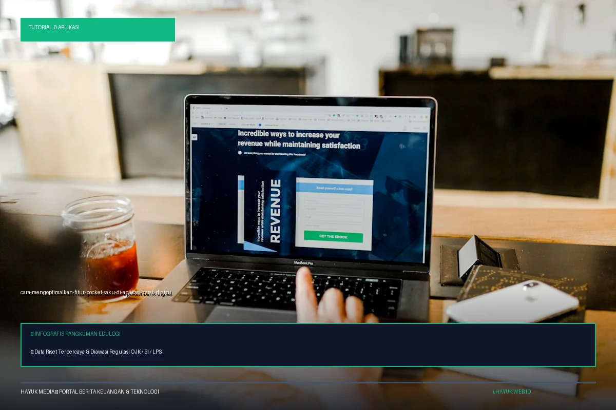 Infografis Cara Mengoptimalkan Fitur Pocket/Saku di Aplikasi Bank Digital