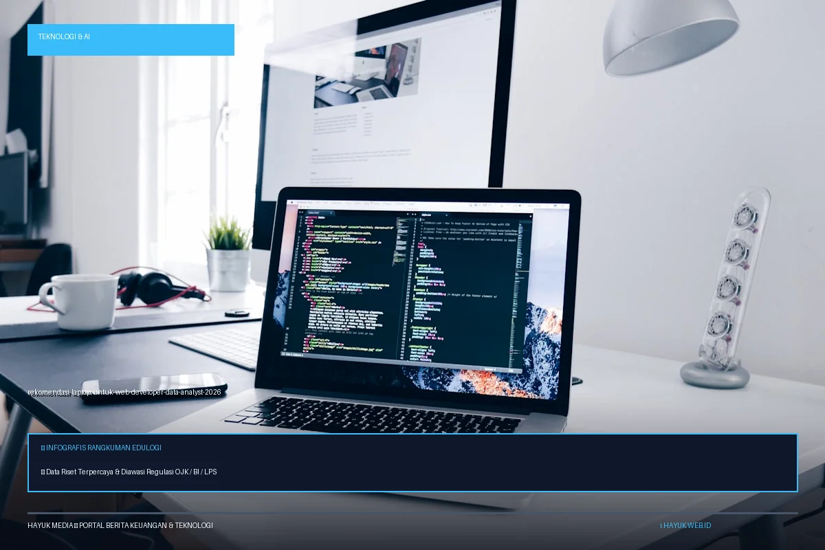 Infografis Rekomendasi Laptop untuk Web Developer & Data Analyst 2026